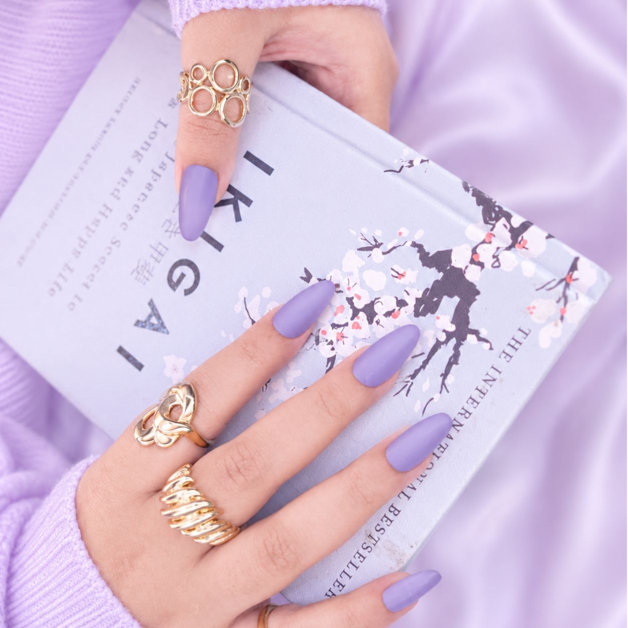 4-Piece Gold Statement Ring Set